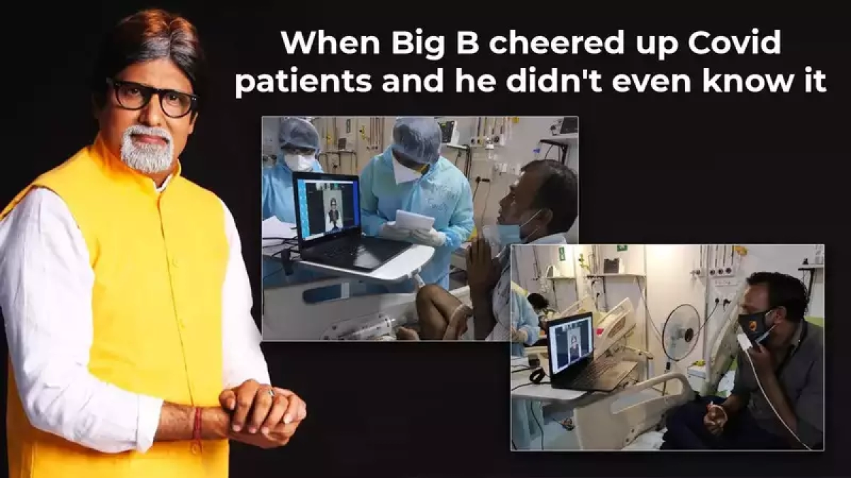 When Big B cheered up covid patient.. TOF Shashikant Pedwal