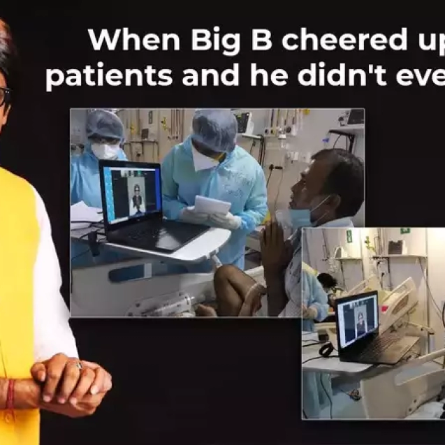 When Big B cheered up covid patient.. TOF Shashikant Pedwal